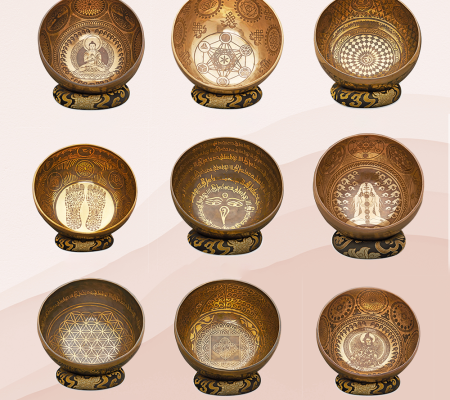 Trauma Releasing 7 Chakra Bowls (Black Matte)